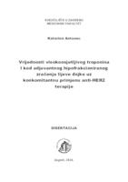 Vrijednosti visokoosjetljivog troponina I kod adjuvantnog hipofrakcioniranog zračenja lijeve dojke uz konkomitantnu primjenu anti-HER2 terapije