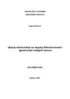 Utjecaj mitohondrija na stupanj diferenciranosti i agresivnosti malignih tumora