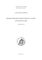 Utjecaj prethodne terapije statinom na tijek i ishod pneumonije