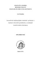 Inovativne edukacijske metode i pristupi u nastavi stručnih predmeta u srednjim medicinskim školama