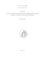 Follow-up of inflammatory markers after initiation of antibiotic therapy in emergency department - comparison of clinical practice and guidelines