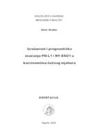 Izraženost i prognostičko značenje PD-L1 i NY-ESO1 u karcinomima žučnog mjehura