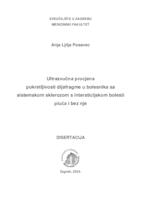 Ultrazvučna procjena pokretljivosti dijafragme u bolesnika sa sistemskom sklerozom s intersticijskom bolesti pluća i bez nje