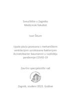 Ekvivalent: Upala pluća povezana s mehaničkom ventilacijom uzrokovana bakterijom Acinetobacter baumannii u razdoblju pandemije COVID-19