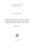 Uloga tjelesne aktivnosti u nastanku i liječenju poremećaja mišićno-koštane mase u djece oboljele od kroničnih upalnih bolesti crijeva