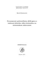 Povezanost polimorfizma ACE-gena s težinom kliničke slike bolesnika sa sistemskom sklerozom