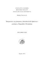 Smjernice za primjenu citotoksičnih lijekova i praksa u Republici Hrvatskoj