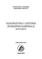 Dijagnostika i liječenje bubrežnih kamenaca