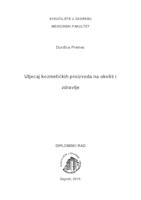 Utjecaj kozmetičkih proizvoda na okoliš i zdravlje