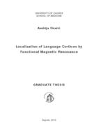 Localization of language cortices by functional magnetic resonance