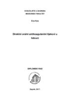 Direktni oralni antikoagulantni lijekovi u hitnoći