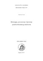 Etiologija, prevencija i liječenje posttrombotskog sindroma