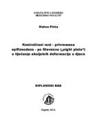 Kontrolirani rast - privremena epifizeodeza - po Stevensu ("eight plate") u liječenju aksijalnih deformacija u djece