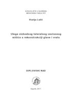 Uloga slobodnog lateralnog vastusnog mišića u rekonstrukciji glave i vrata