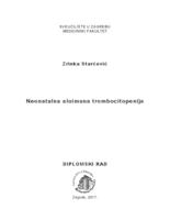 Neonatalna aloimuna trombocitopenija