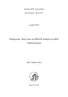 Dijagnoza i liječenje perifernih arteriovenskih malformacija