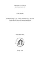 Traheotomija kao način zbrinjavanja akutne opstrukcije gornjih dišnih puteva