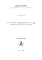 Suvremeni pristup liječenju lumboischialgije minimalno invanzivnim metodama