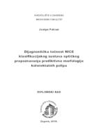 Dijagnostička točnost NICE klasifikacijskog sustava optičkog prepoznavanja prediktivne morfologije kolorektalnih polipa