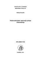 Histeroskopske operacije polipa endometrija