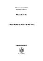 Autoimuni hepatitis u djece