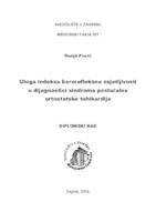 Uloga indeksa barorefleksne osjetljivosti u dijagnostici sindroma posturalne ortostatske tahikardije