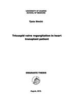 Tricuspid valve regurgitation in heart transplant patients