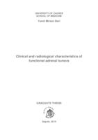 Clinical and radiological characteristics of functional adrenal tumors