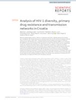 Analysis of HIV-1 diversity, primary drug resistance and transmission networks in Croatia