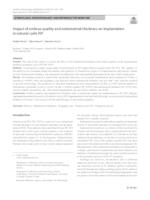 Impact of embryo quality and endometrial thickness on implantation in natural cycle IVF