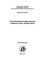 Postantimikrobni proljev odnosno čimbenici rizika i klinički ishod