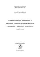 Uloga magnetske rezonancije u otkrivanju promjena vratne kralježnice u bolesnika s juvenilnim idiopatskim artritisom