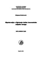 Hipotermija u liječenju teške traumatske ozljede mozga