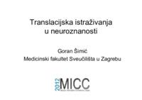 Translacijska istraživanja u neuroznanosti