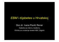 EBM i dijabetes u Hrvatskoj