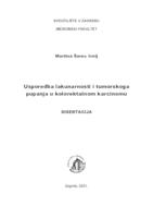 Usporedba lakunarnosti i tumorskoga pupanja u kolorektalnom karcinomu