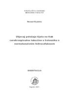 Utjecaj položaja tijela na tlak cerebrospinalne tekućine u bolesnika s normotenzivnim hidrocefalusom