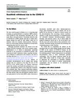 Ruxolitinib withdrawal due to the COVID-19