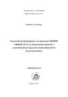 Imunohistokemijska izraženost BORIS i MAGE-A10 u metastazirajućim i nemetastazirajućim kolorektalnim karcinomima