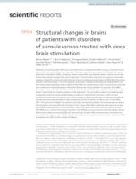 Structural changes in brains of patients with disorders of consciousness treated with deep brain stimulation