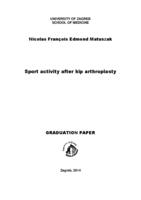 Sport activity after hip arthroplasty