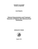 Clinical characteristics and treatment outcome of patients with adrenocortical carcinoma