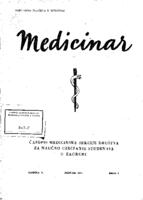Medicinar (godište 5, broj 1, 1951.)