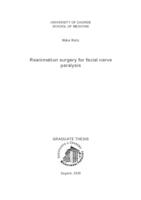 Reanimation surgery for facial nerve paralysis