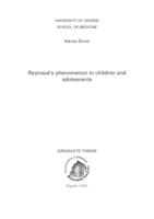 Raynaud's phenomenon in children and adolescents
