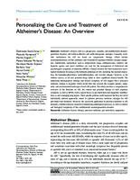 Personalizing the Care and Treatment of Alzheimer’s Disease: An Overview