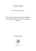 The risk of Lyme borreliosis infection following tick bite in Pristina region, Kosovo
