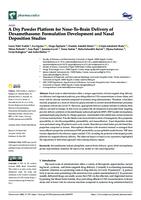 A Dry Powder Platform for Nose-to-Brain Delivery of Dexamethasone: Formulation Development and Nasal Deposition Studies