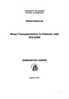 Renal transplantation in patients with HIV/AIDS