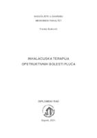 Inhalacijska terapija opstruktivnih bolesti pluća